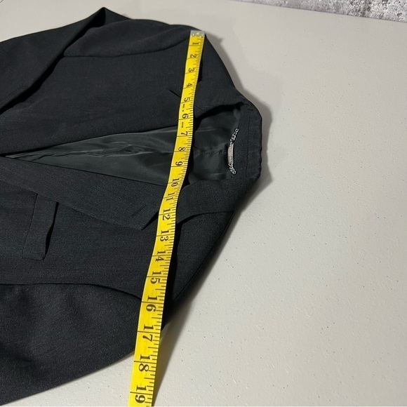 dolce & Gabbana Dark Gray Virgin Wool Blend Women Blazer - Picture 11 of 15